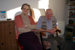 Picture with my Father at his 90th Birthday, 26/11/2006